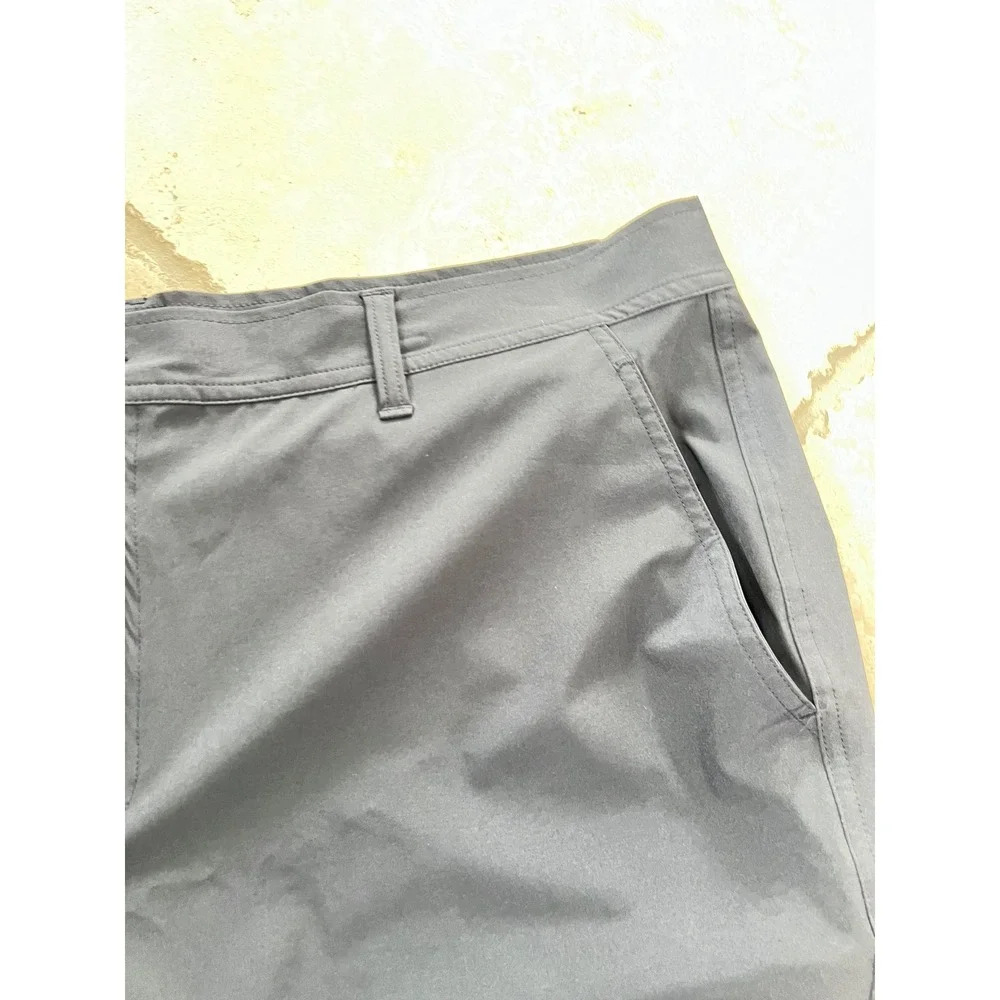NEW 32 Degrees Cool Mens 42 Stretch Performance Shorts Black 9 Inch Inseam